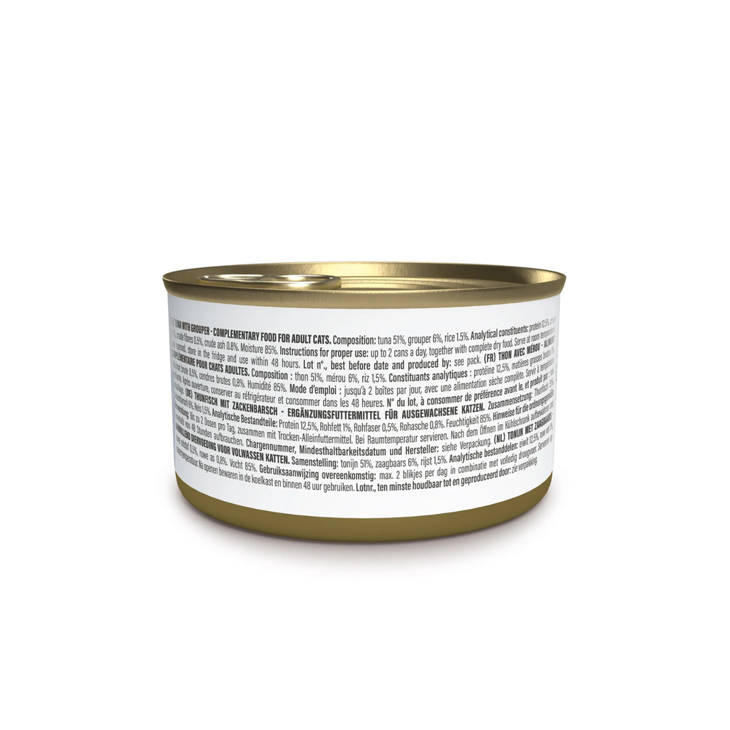 Schesir Complements Cat Wet Food  in Jelly Can- Tuna With Grouper 70g [MOQ:12pcs]