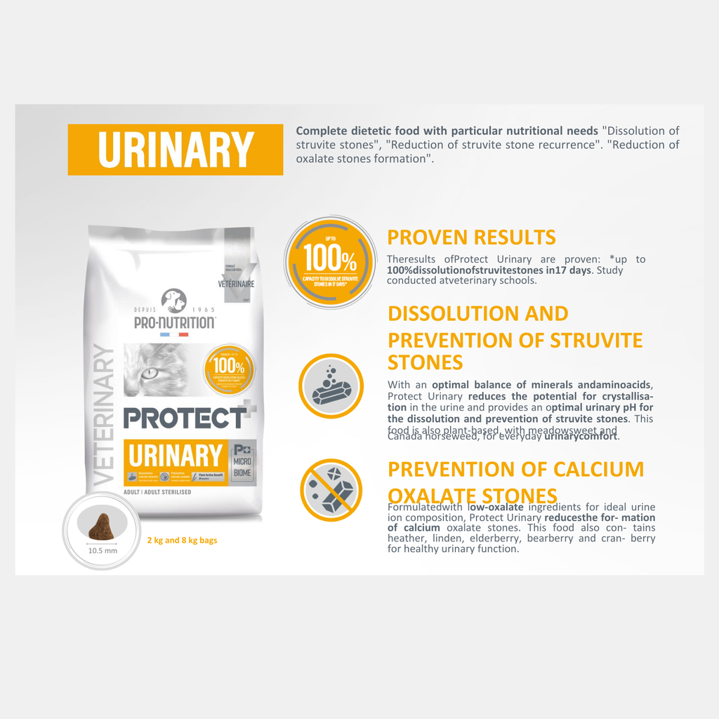 Pro nutrition Protect Urinary-Cat Food For Adult/Adult Sterilised 2kg