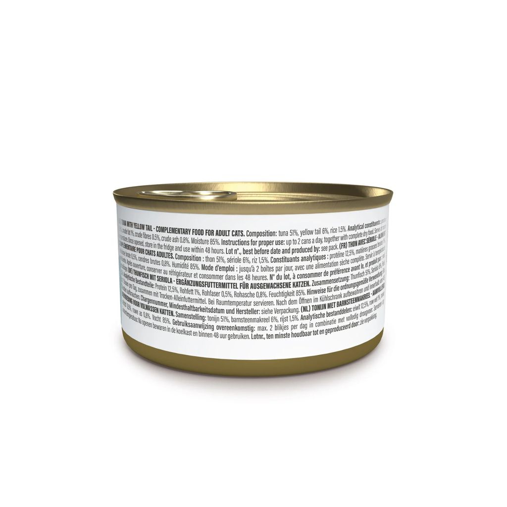 Schesir Complements Cat Wet Food in Jelly Can- Tuna With Yellow Tail 70g [MOQ:12pcs]