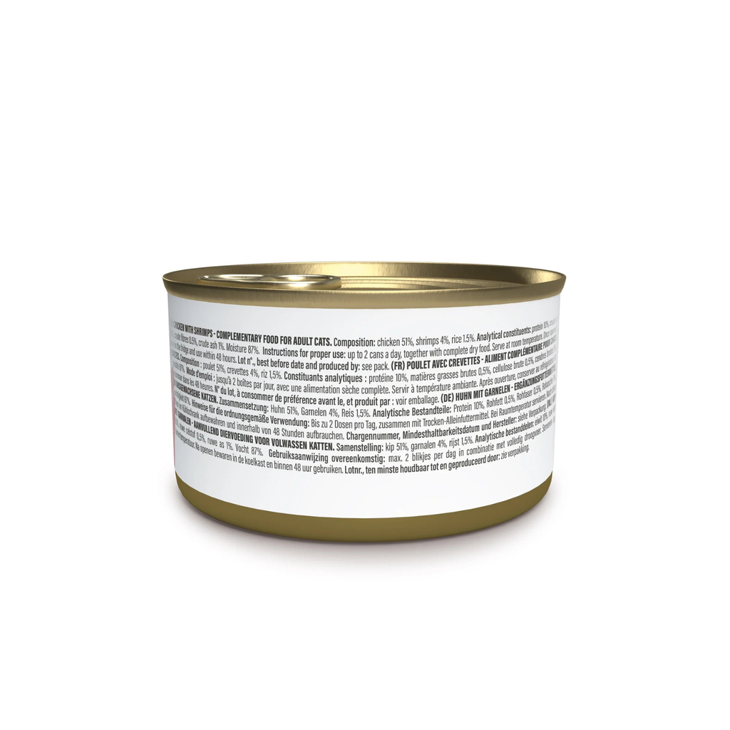 Schesir Wet Cat Food In Broth Can-Chicken With Shrimp 70g [MOQ:12pcs]