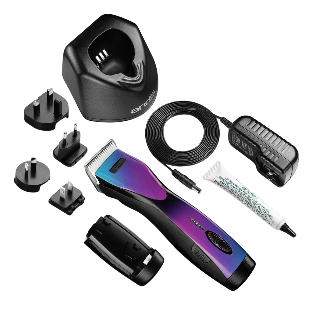 Andis Pulse ZR II - Purple Galaxy Limited Edition 5-Speed ​​Detachable Blade Clipper