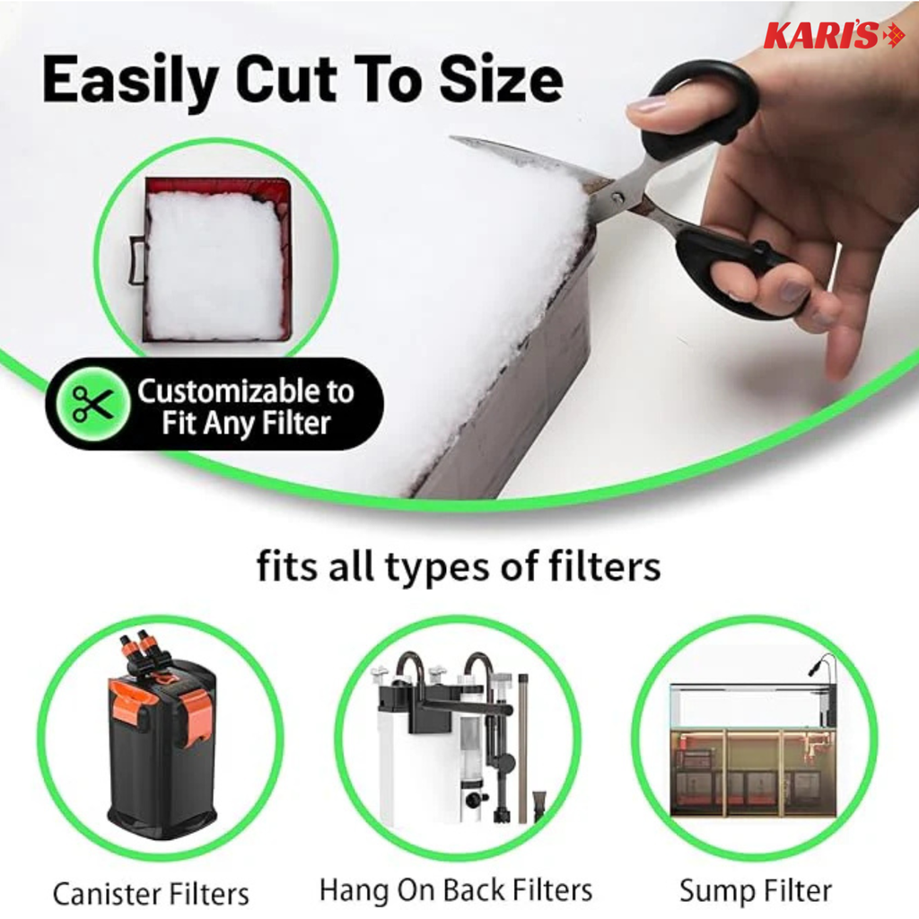 Karis Fine Sponge Filter Wool [Weight 250g]