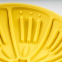 Duvo+ Lick Feeding Bowl For Dogs And Cat Kiwi Yellow 14x14x6.5cm