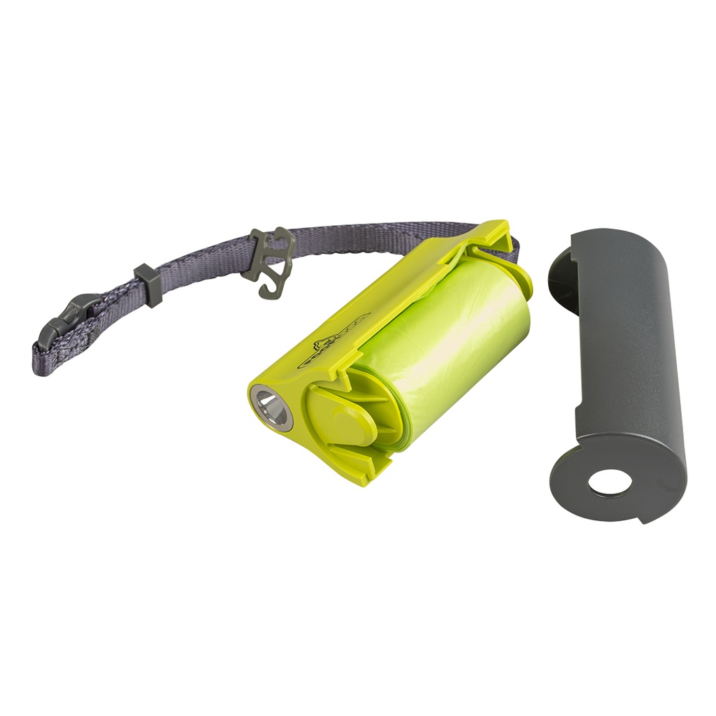 Duvo+ Poopi Dog LED Poo Bag Dispenser (Lime Color) 