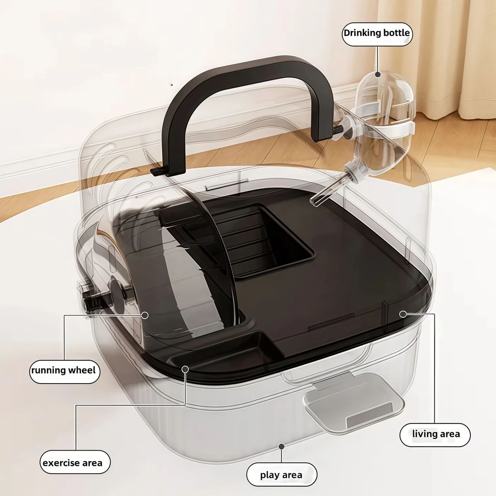 Petbroo Hammy Carry Cage 18*18*18cm