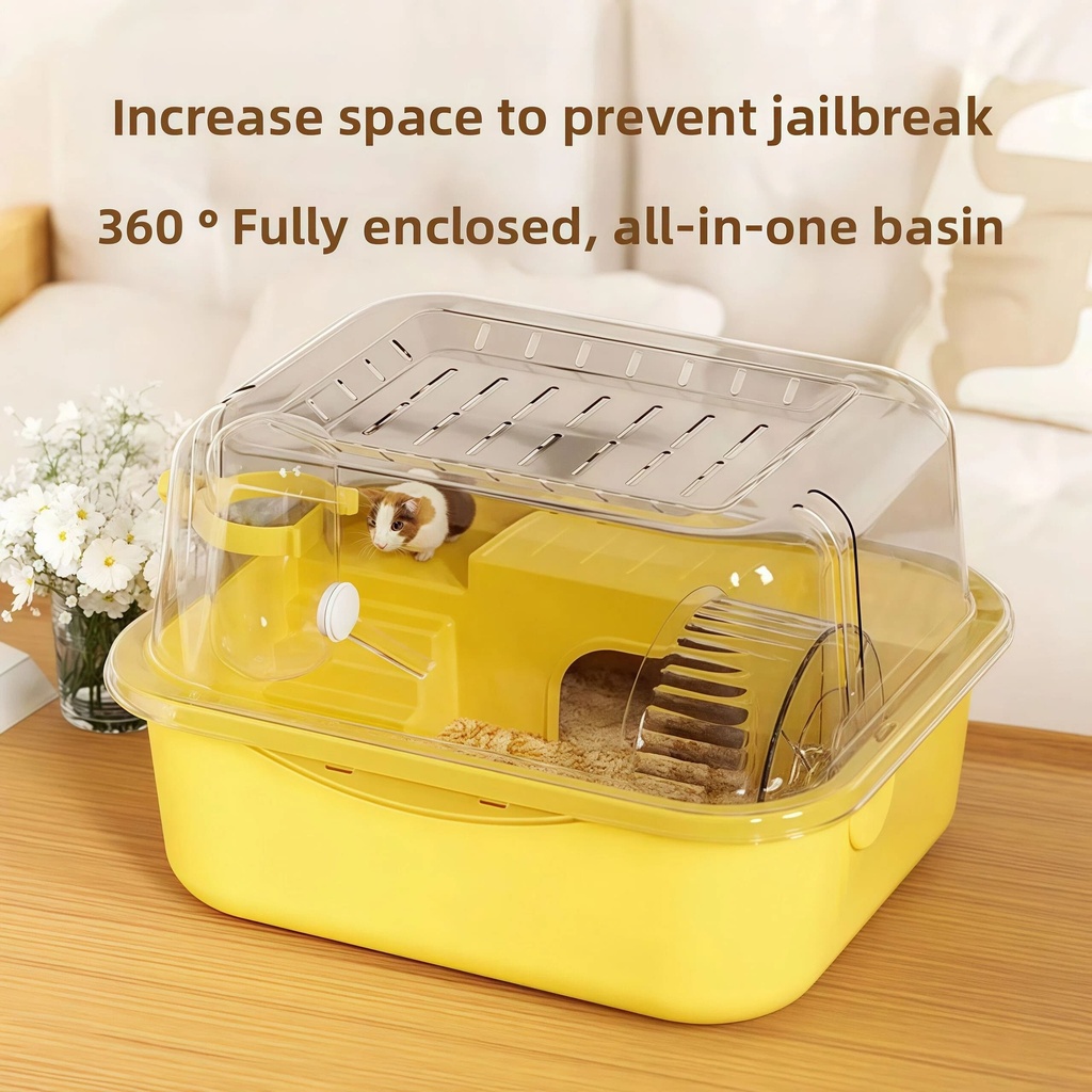 Petbroo Hamster Square Carry Cage - 30*25*19cm