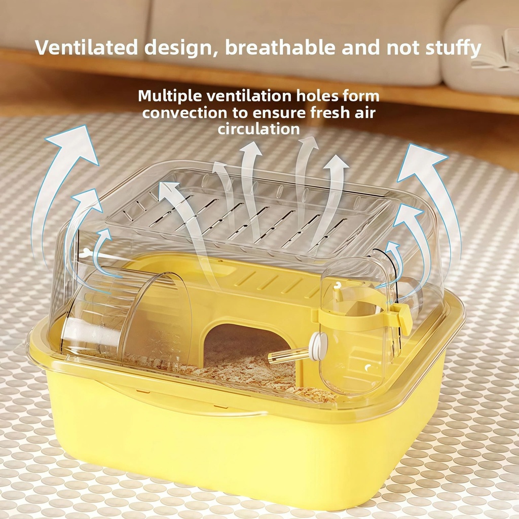 Petbroo Hamster Square Carry Cage - 30*25*19cm