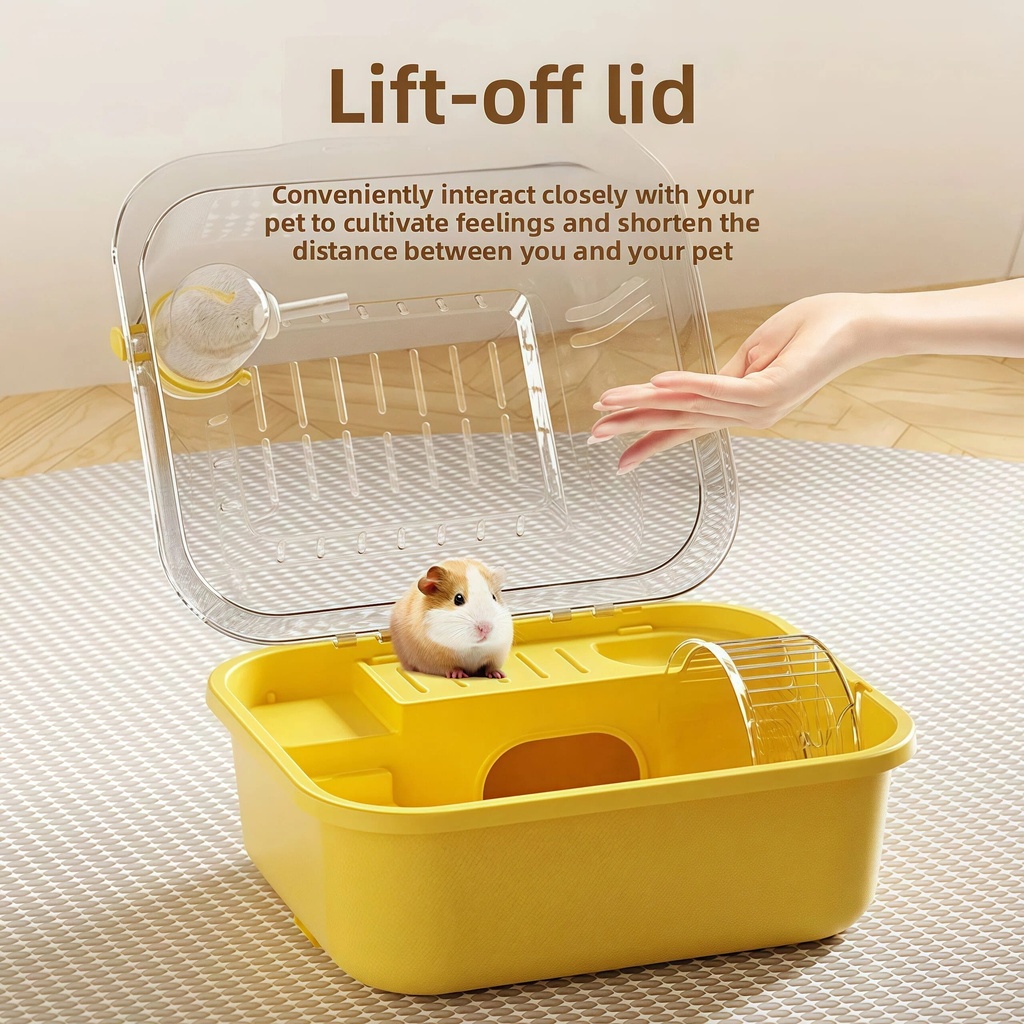 Petbroo Hamster Square Carry Cage - 30*25*19cm