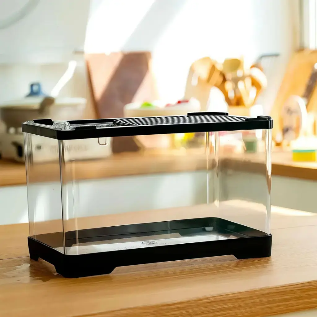 Aquabroo Black Slide Betta Tank 30*19*19