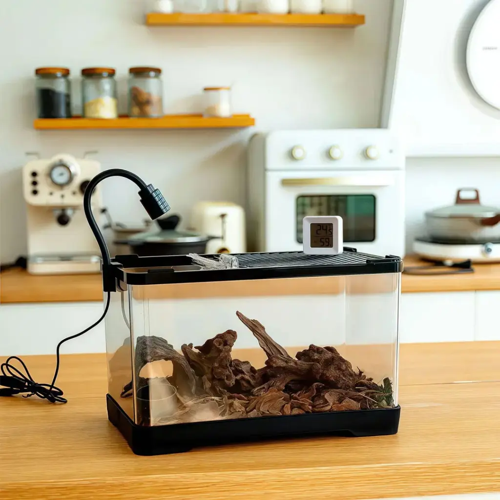 Aquabroo Black Slide Betta Tank 30*19*19