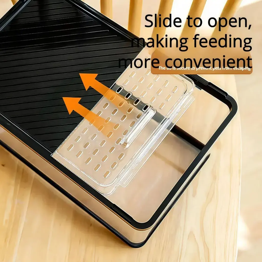 Aquabroo Black Slide Betta Tank 30*19*19