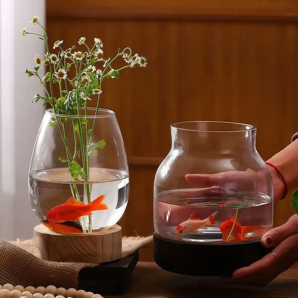 Aquabroo Urban Jar Nano Aquarium 12*18cm