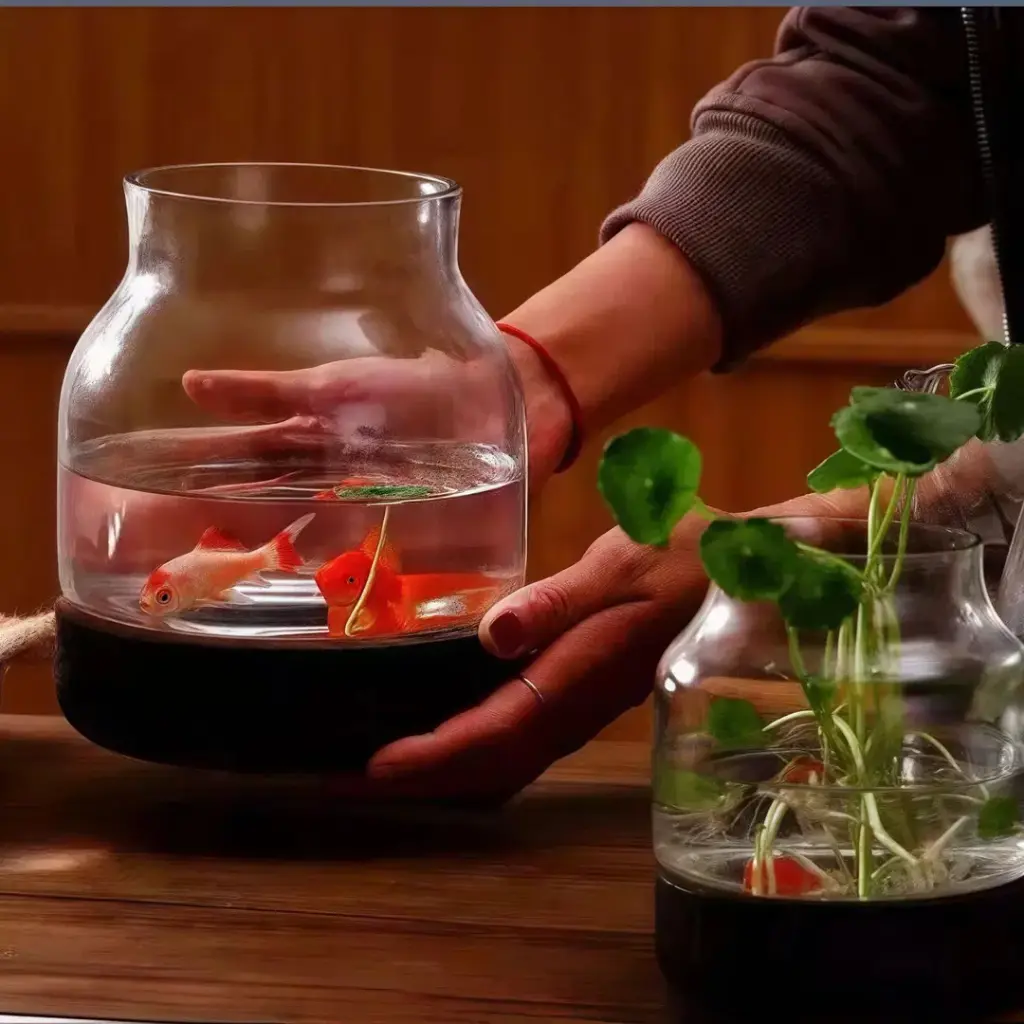 Aquabroo Urban Jar Nano Aquarium 12*18cm