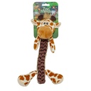 Duvo+ Zoo friends Gino Giraffe Stick Brown - Dog Toy 32x22x11.5cm