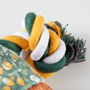 Duvo+ Plush Elephant Retro Green - Dog Toy  24x11x5cm