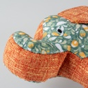 Duvo+ Plush Elephant Retro Green - Dog Toy  24x11x5cm