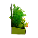 Yusee Aquarium Decorations - Artificial Plant YM-2602 [Height:15cm]