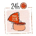 Witte Molen Puur Pauze Sticks with Pineapple & Peanut for Parrots 140g[Weight - 140g]