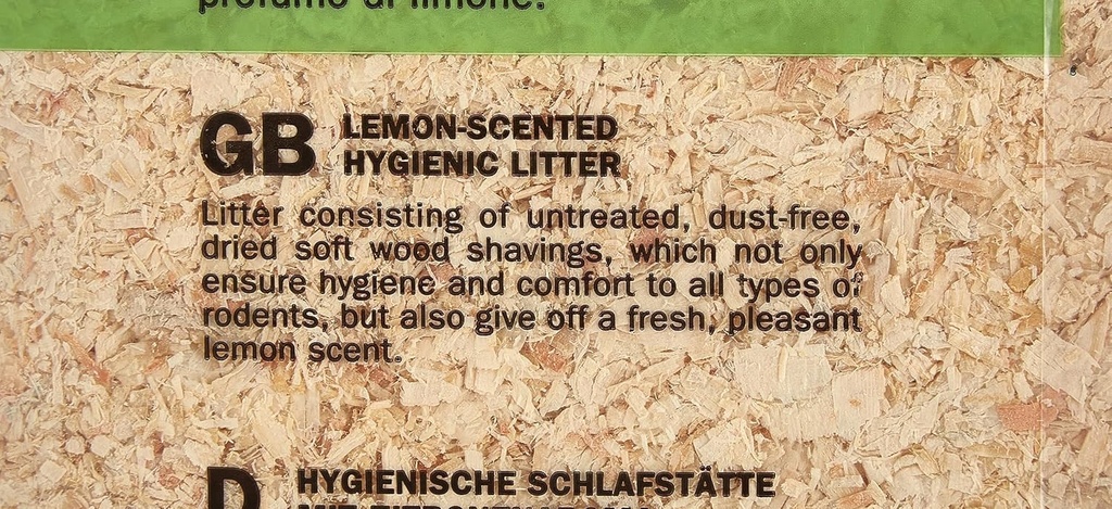 Padovan Wood Chips Lemon[Weight - 4kg, Size - 56L]