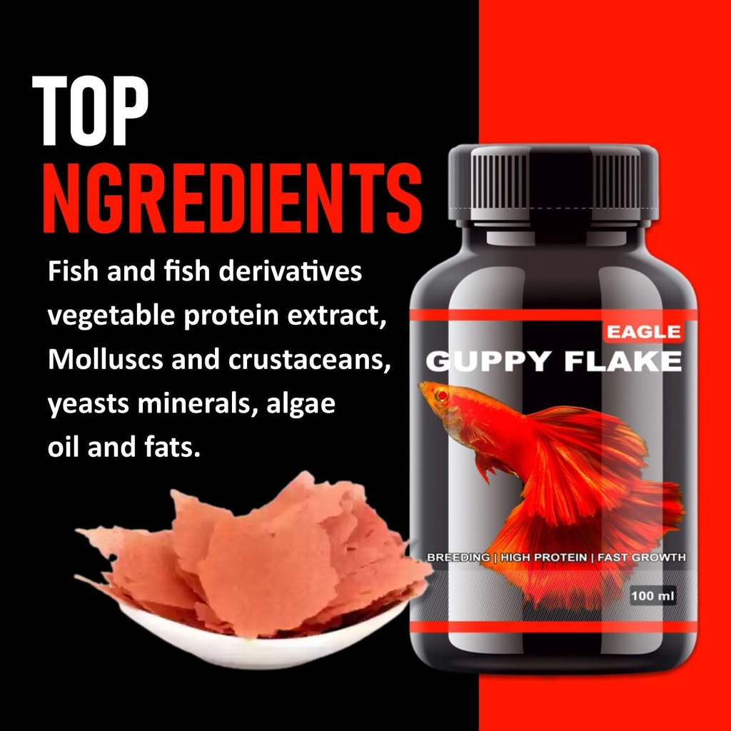 Horizone Eagle Guppy Flakes - 100ml