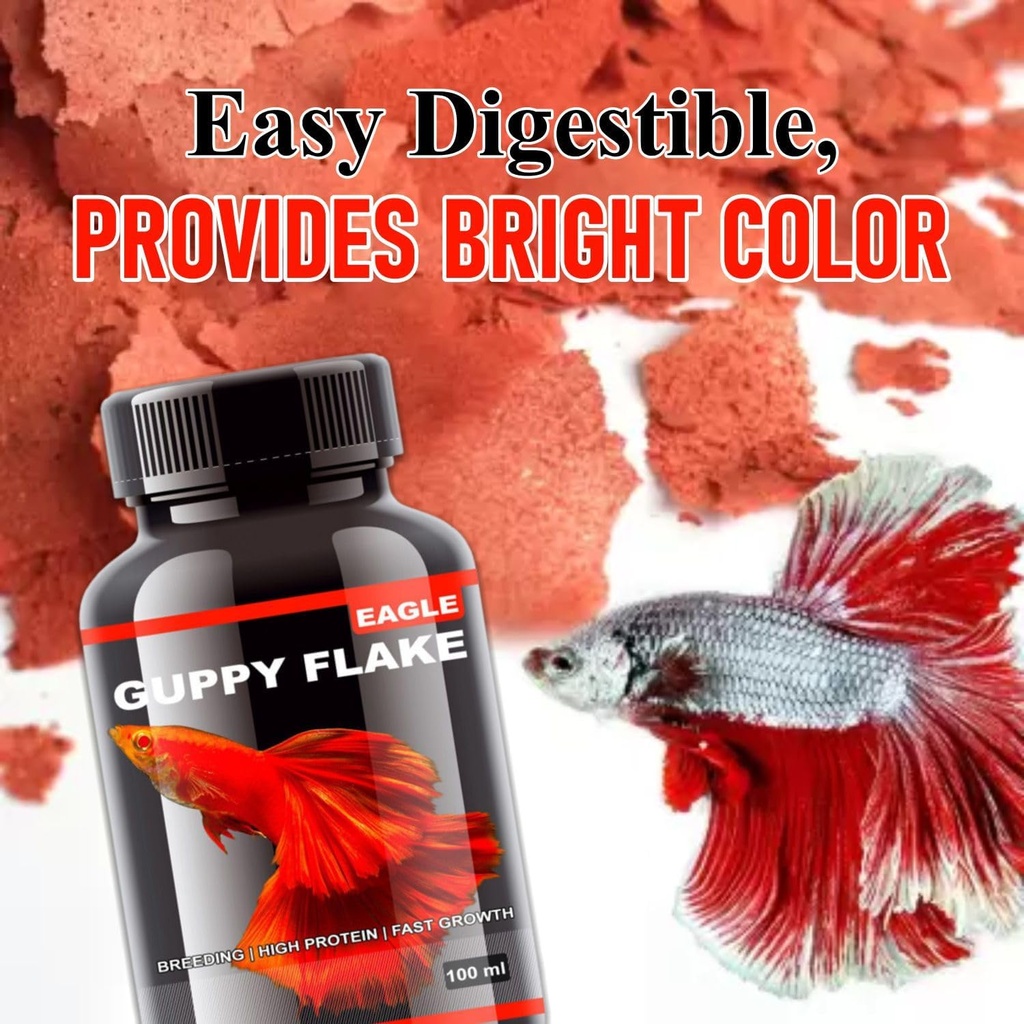 Horizone Eagle Guppy Flakes - 100ml
