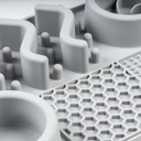 Duvo+ Slow down feeder 4-in-1 Grey 30x20x4cm