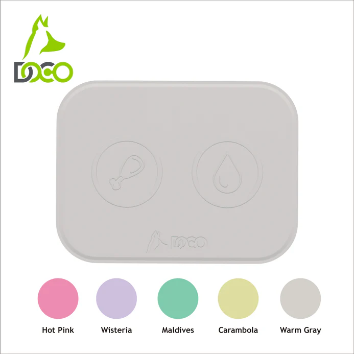 DOCO® Silicone Waterproof Feeding Mats for Dogs and Cats 47 x 36cm(O/S) Hot Pink