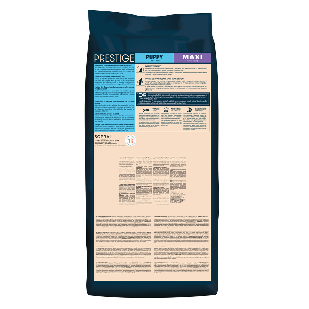 Pro nutrition Prestige Puppy Maxi 14Kg
