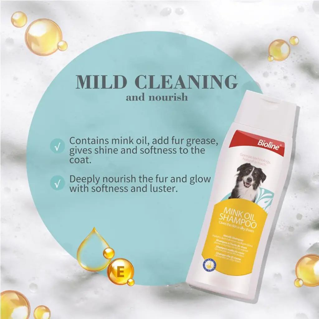 Bioline Mink Oil Dog Shampoo[Volume - 1L]
