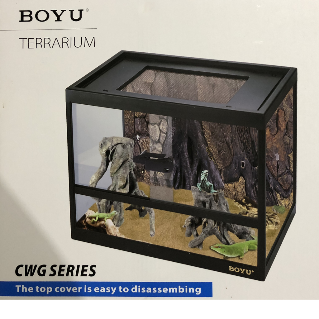 Boyu Terrarium CWG-Series(Side Net)[Dimension - 43.7x28x45cm]