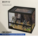 Boyu Terrarium CWG-Series(Side Net)[Dimension - 43.7x28x45cm]
