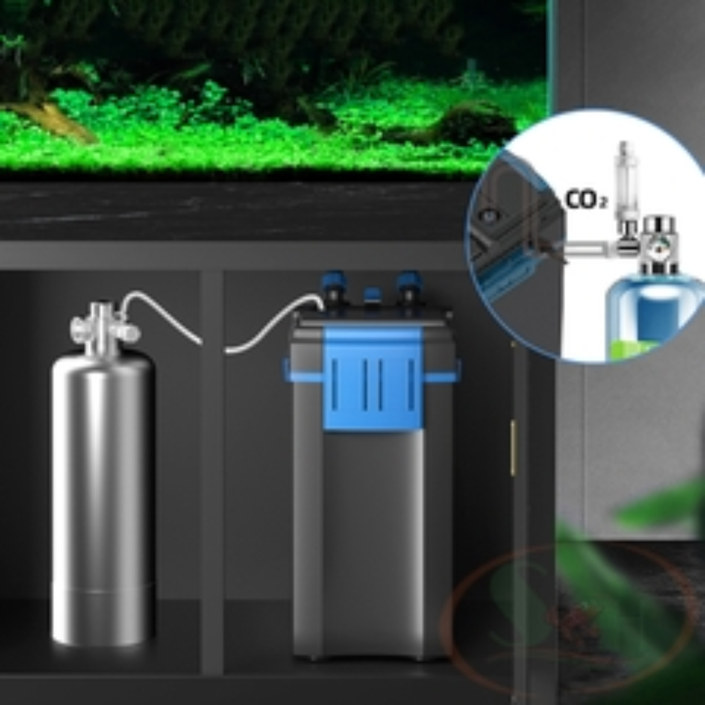 KW Zone Dophin CO2 Canister Filter (220-240V/50Hz) - Common Priming[Flow - 1450L/h]