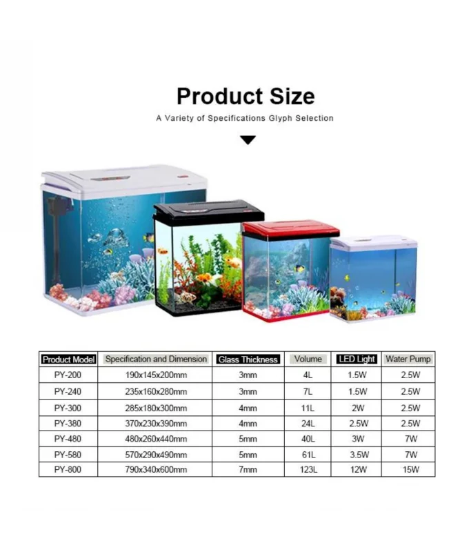 Karis PY-Series Aquarium 380 x 230 x 400mm[Color - Blue]