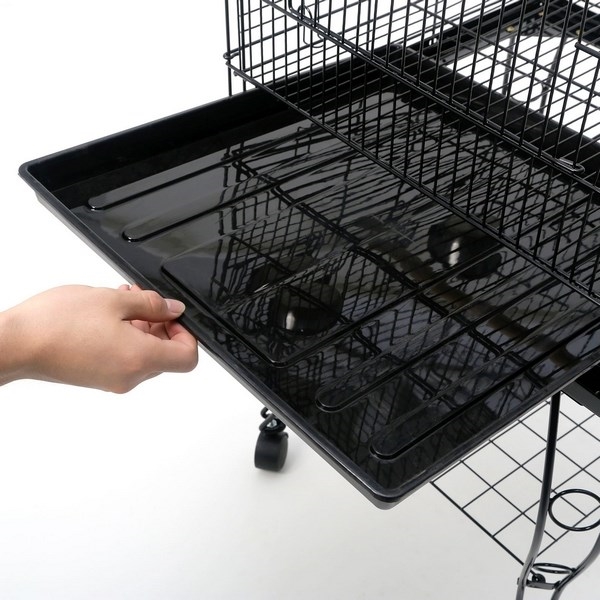 Dayang Bird Cage (A80) - 53.5 x 53.5 x 133.5cm-Black