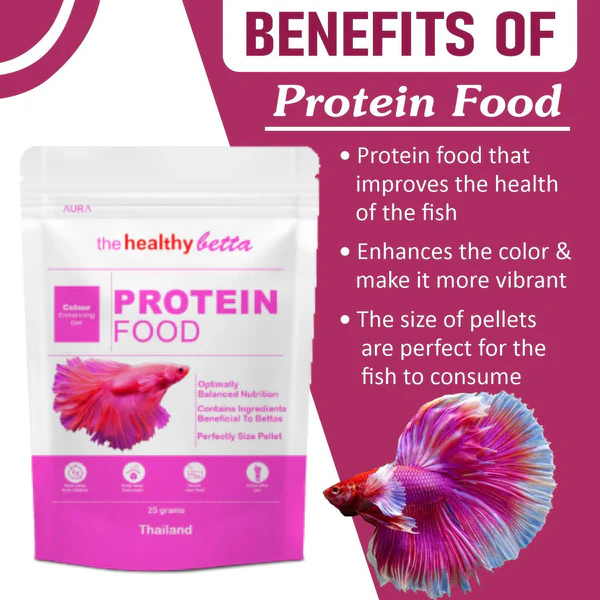 Horizone Aura Betta Protein Food - 25g (Min Order 25g - 12 pcs)