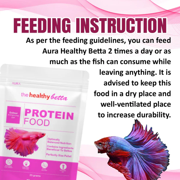 Horizone Aura Betta Protein Food - 25g (Min Order 25g - 12 pcs)