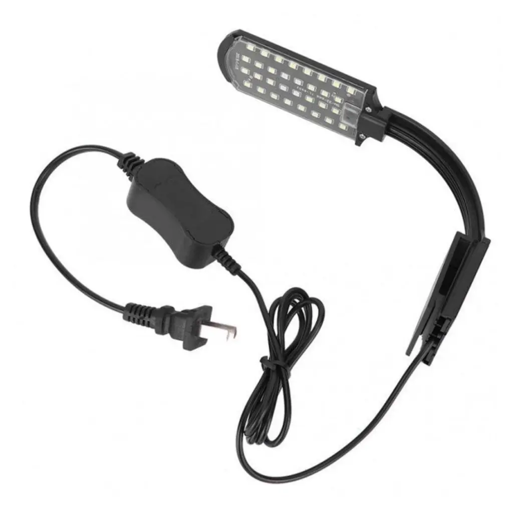 Roxin Aquarium Clip Light 5W White Blue-X5-M - 16x4 cm