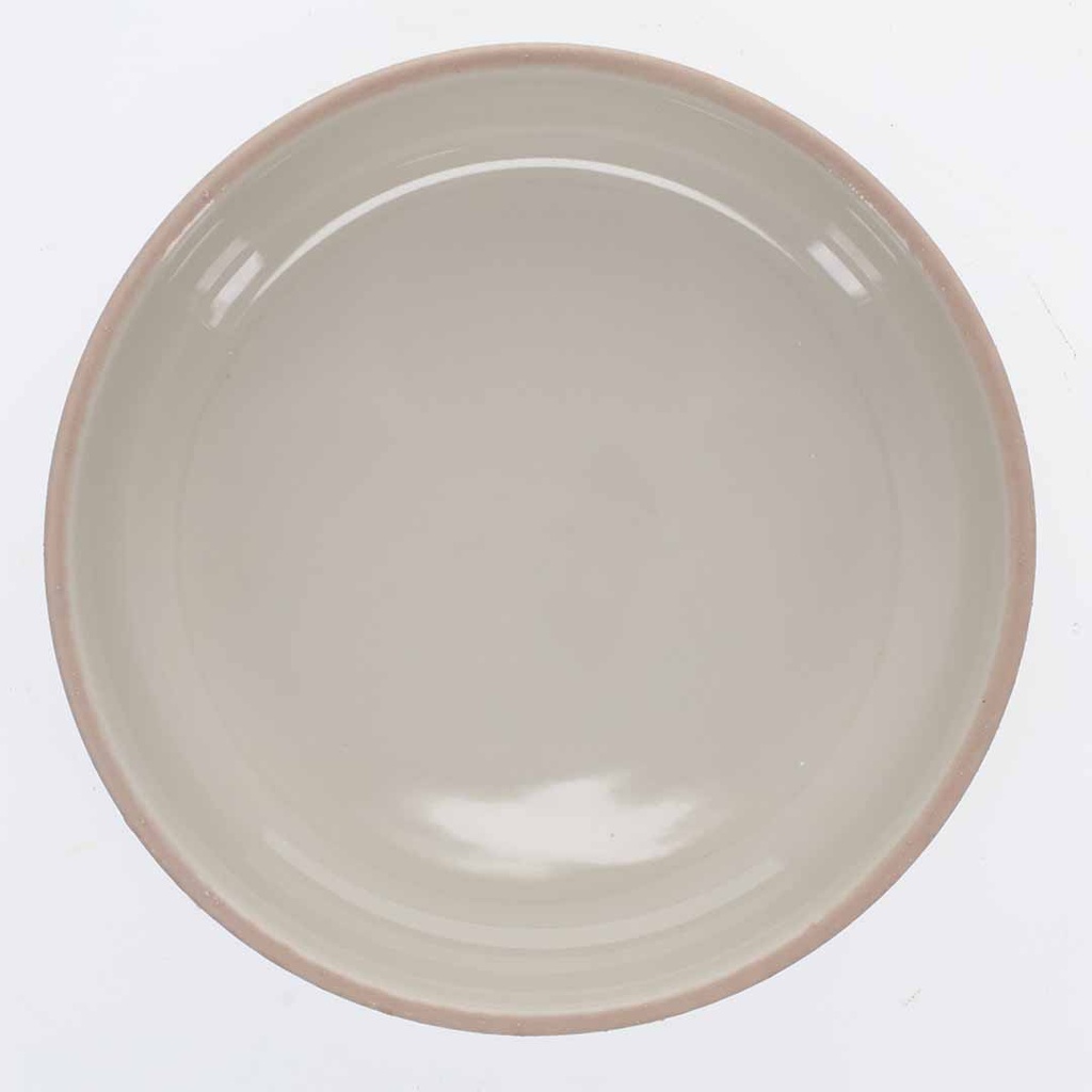 Duvo+ Feeding Bowl-Stone-Sandy Coral L - 1580ml - 22x22x7cm Pink
