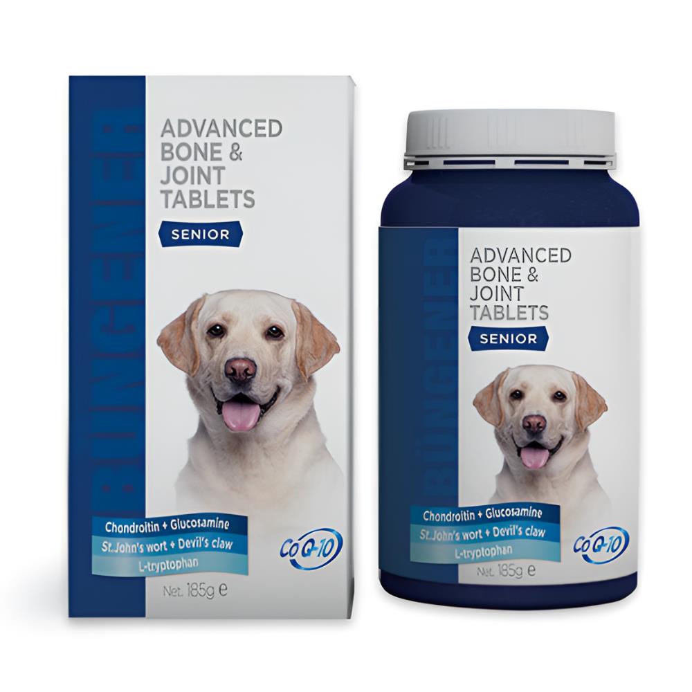 Bungener Advanced Bone & Joint Tablets For Dogs-Senior-185g[Weight - 185g]