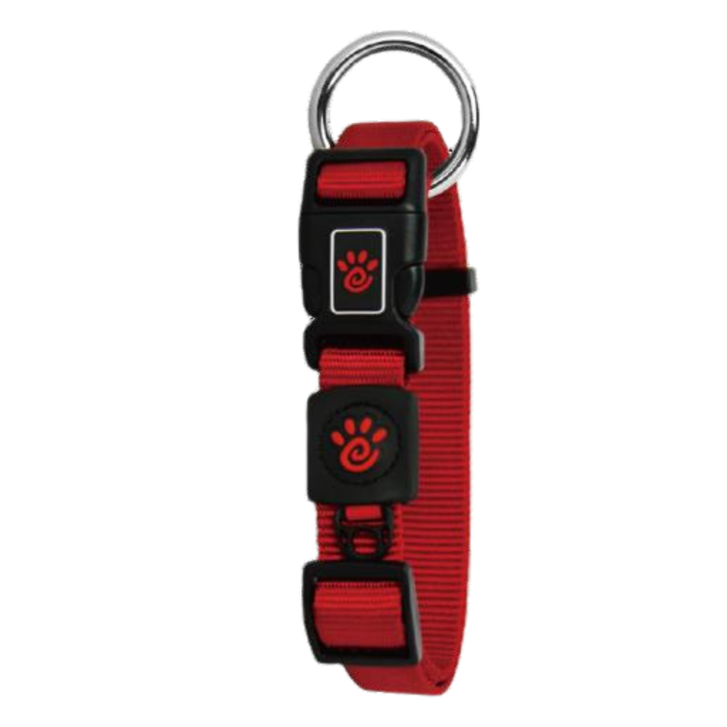 DOCO Signature O - Ring Collar[Color - Maroon, Size - L]