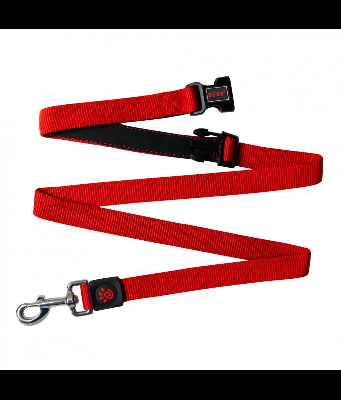DOCO® Easy-Snap -HANDS FREE Leash 6ft (DCS2072)[Color - Maroon, Size - S]