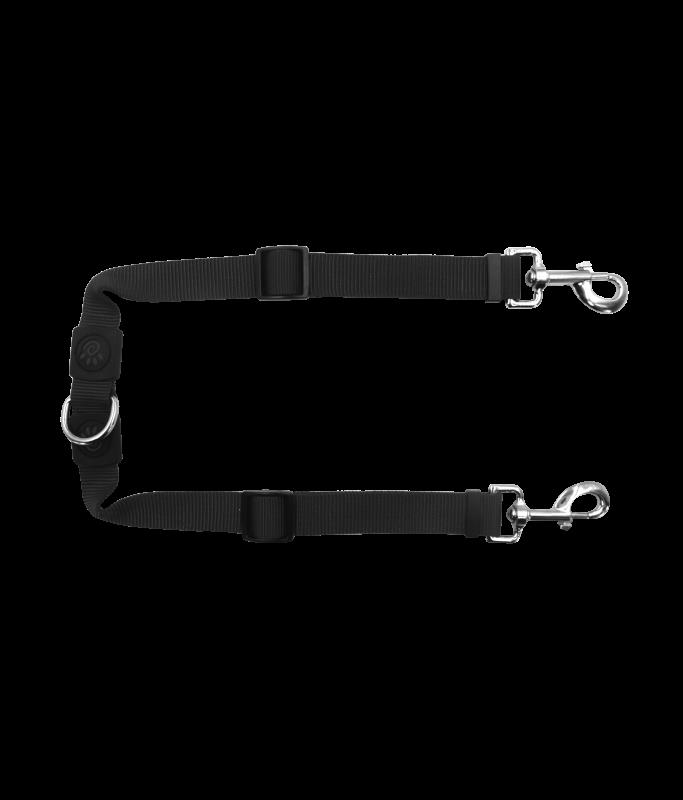 DOCO® Signature Coupler Nylon Dog Leash - Adjustable Length (DCSX2)[Color - Grey, Size - S]