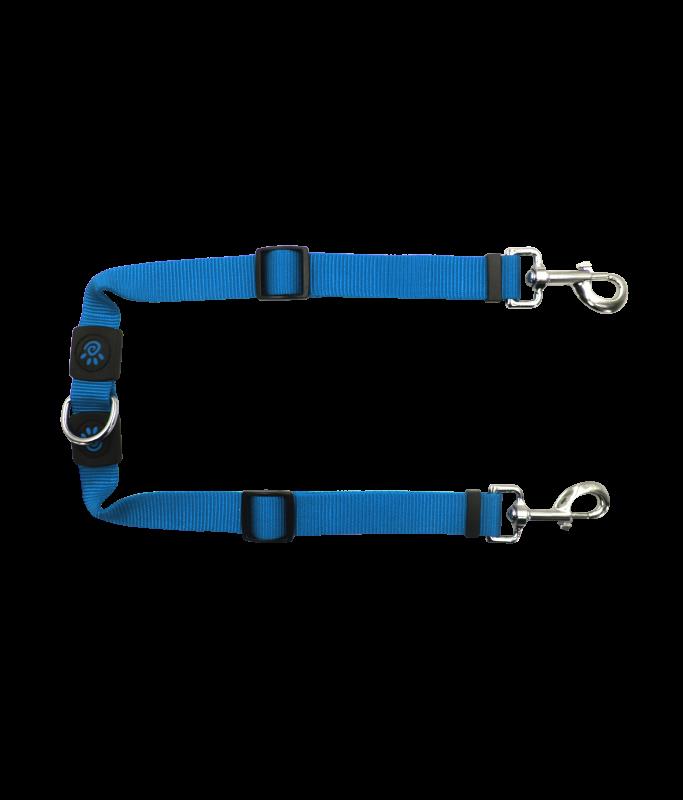 DOCO® Signature Coupler Nylon Dog Leash - Adjustable Length (DCSX2)[Size - M, Color - Navy Blue]