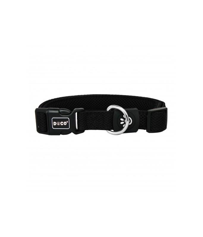 Doco Puffy Mesh Collar (DCA102)[Color - Black, Size - S]