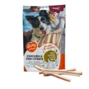 Duvo Dog Snack 80g[Options - Strips, Flavor - Chicken & Fish]