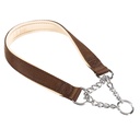 Ferplast Daytona CSS Semi - Pull - Out Collar With Soft Padding[Color - Brown, Dimension - 40cm x 15mm]