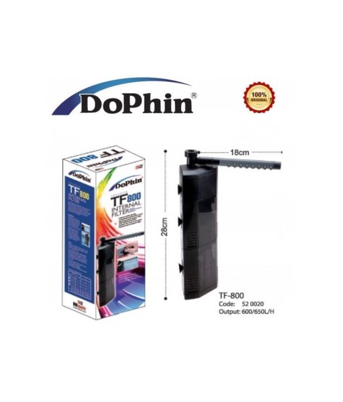 KW Zone Dophin Aquarium Triangle Internal Filter With Rainbar[Max Output - 650L/H]