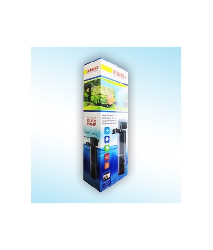 Karis Crystal Clean Aquarium Internal Filter[Max Output - 2000L/H, Power - 30W]