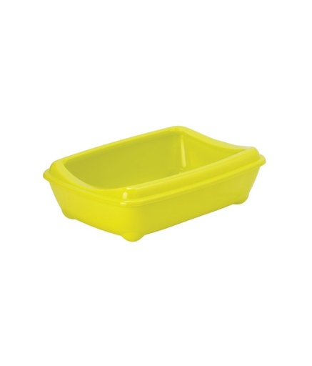 Moderna Arist-O-Tray-Cat Litter Tray[Color - Yellow, Size - XL]