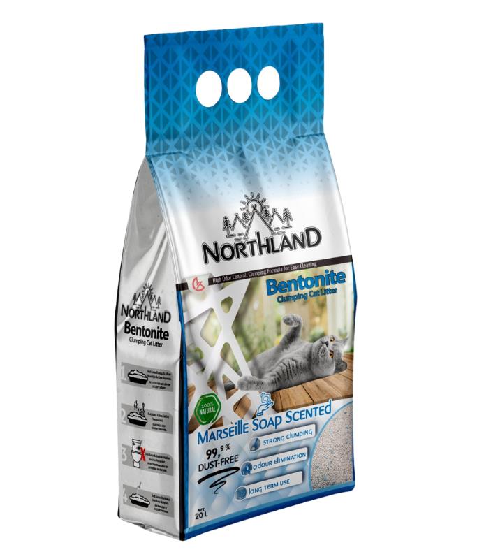 Northland Bentonite Clumping Cat Litter - Marseille Soap [Volume - 20L]